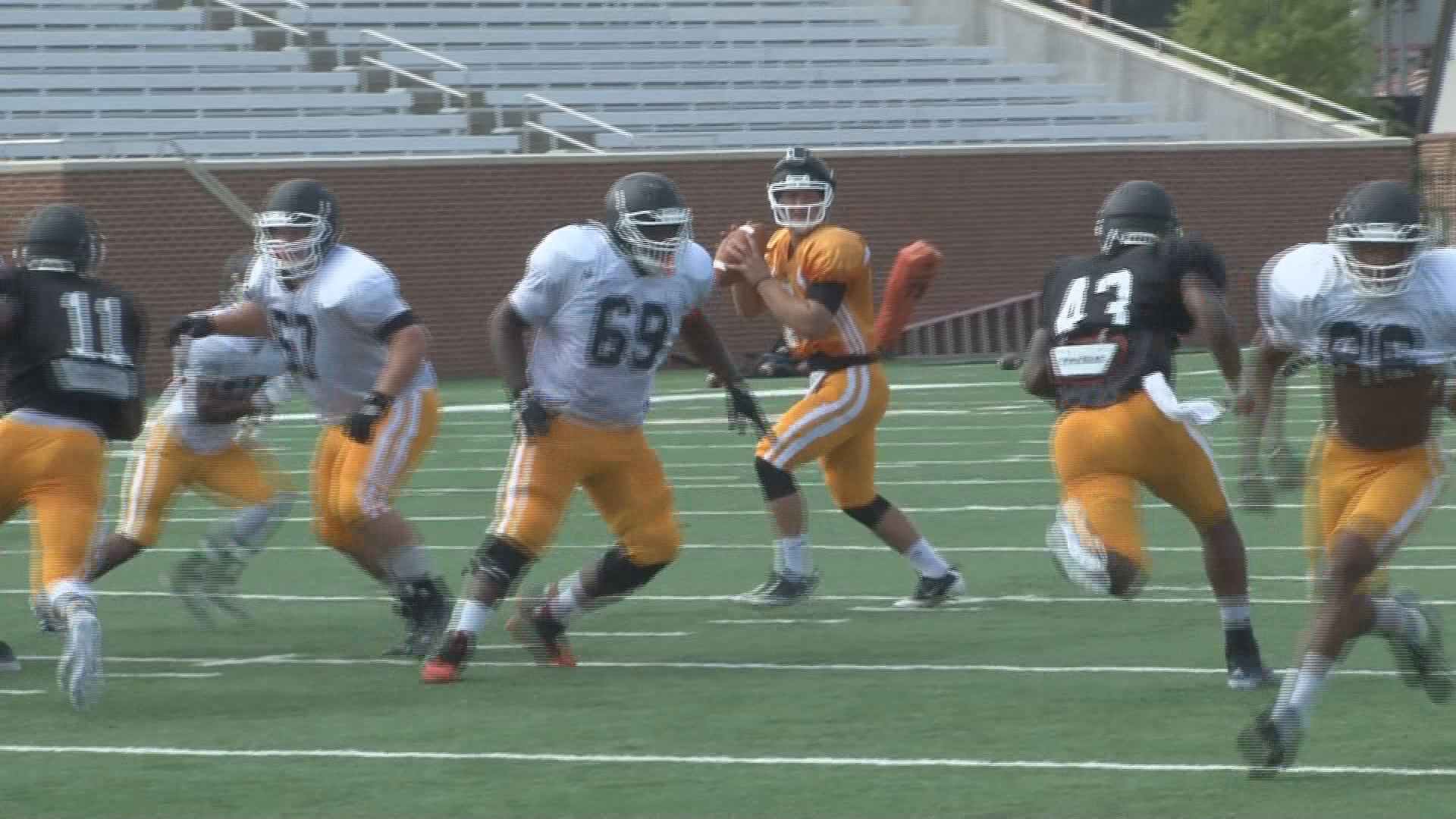 Mercer football wraps up camp, looks ahead