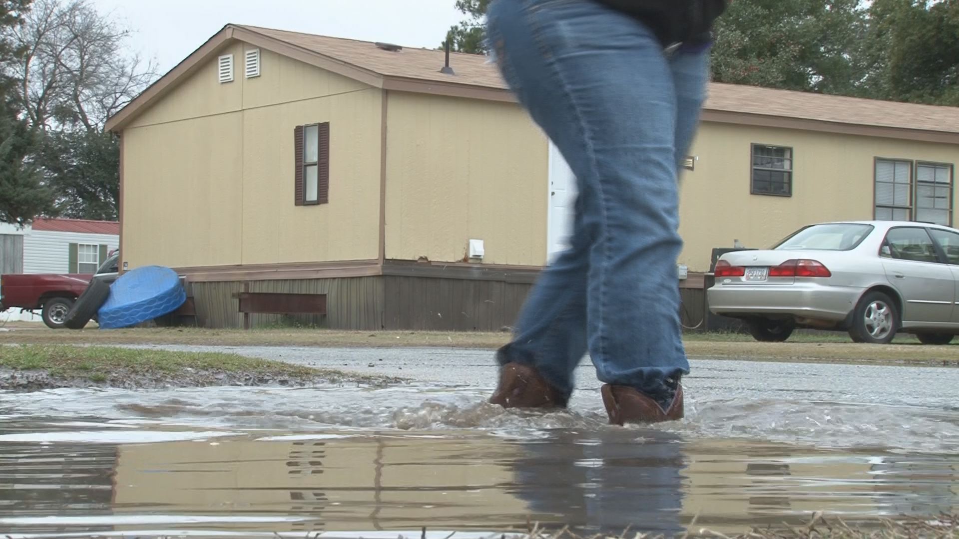 Bonaire neighborhood floods every time it rains