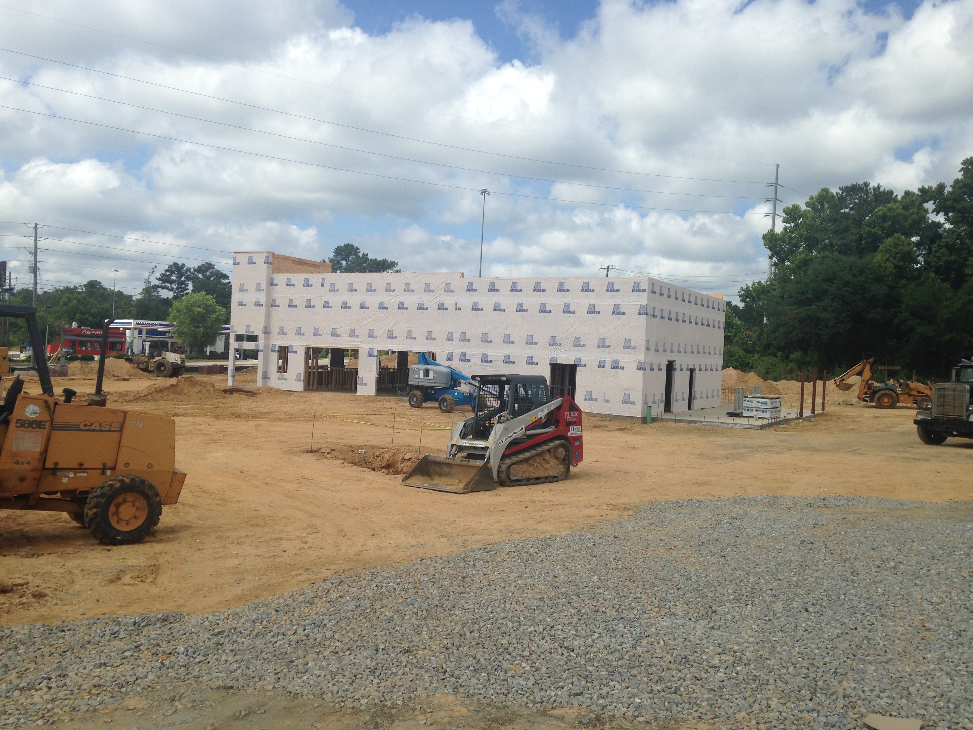 Applebee's under construction on Zebulon Road in Macon