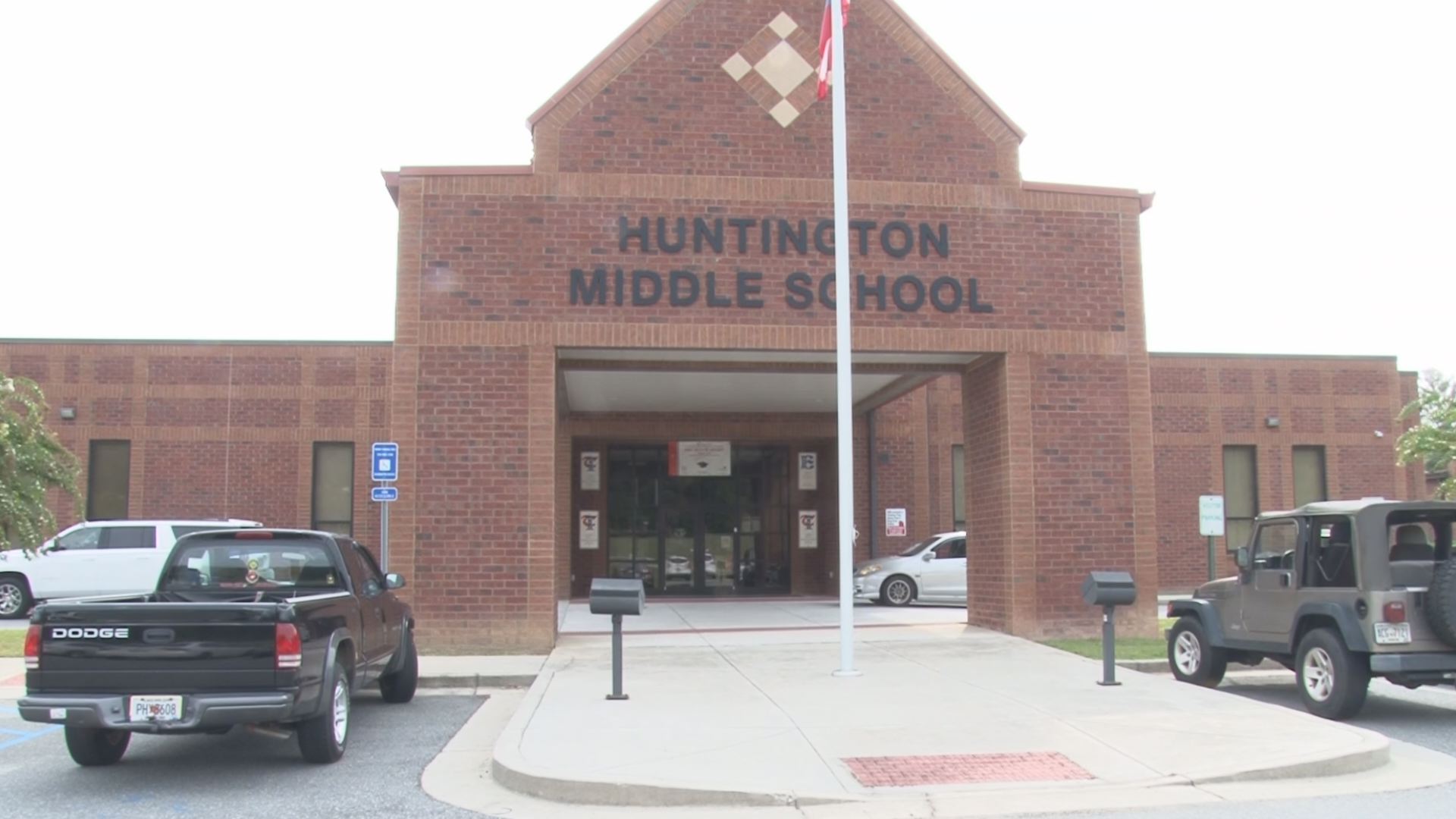Huntington Middle School no problem, all clear