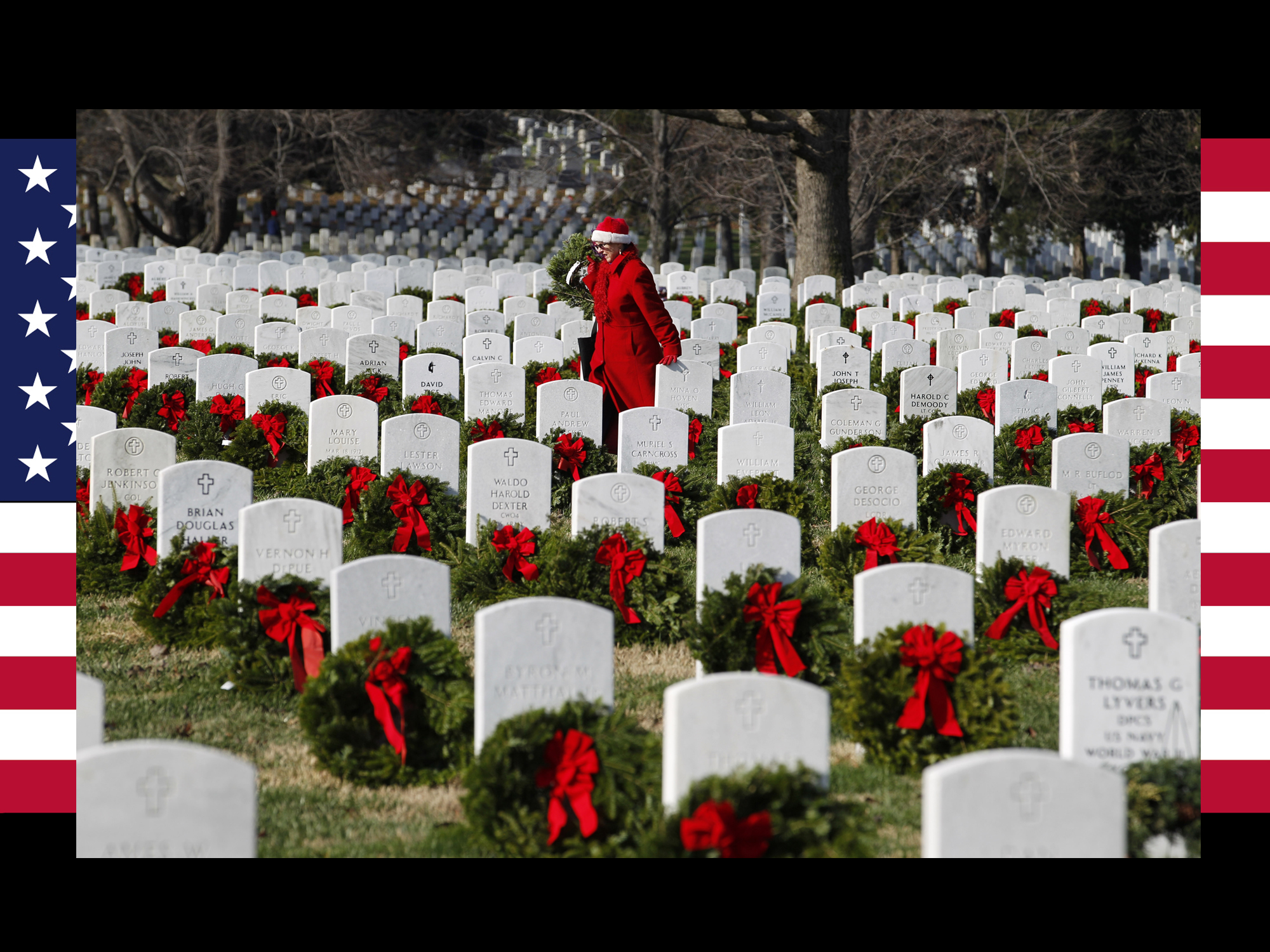 900,000 wreaths placed on veterans' graves