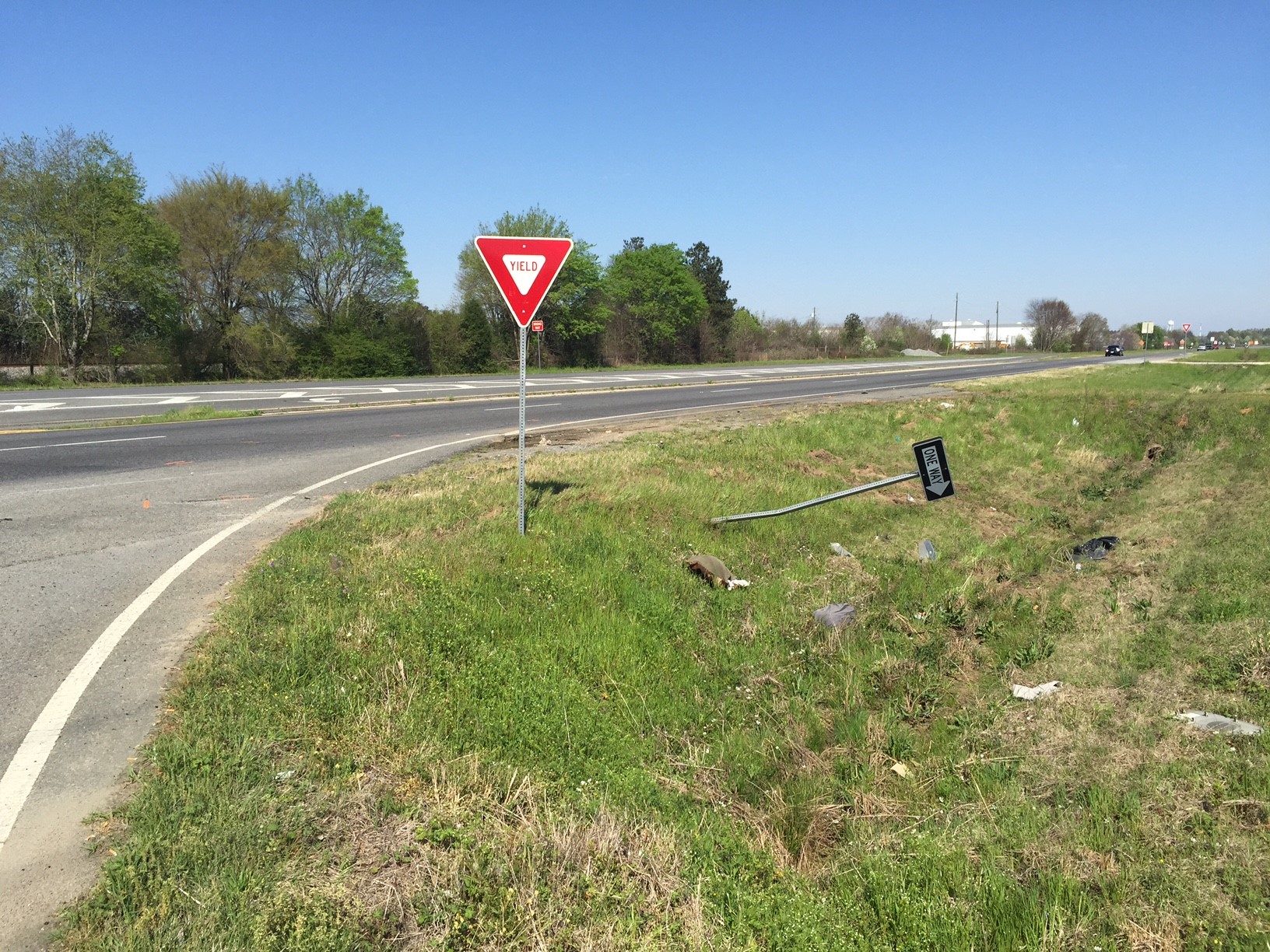 Bibb County car accident attorney reviewing case files