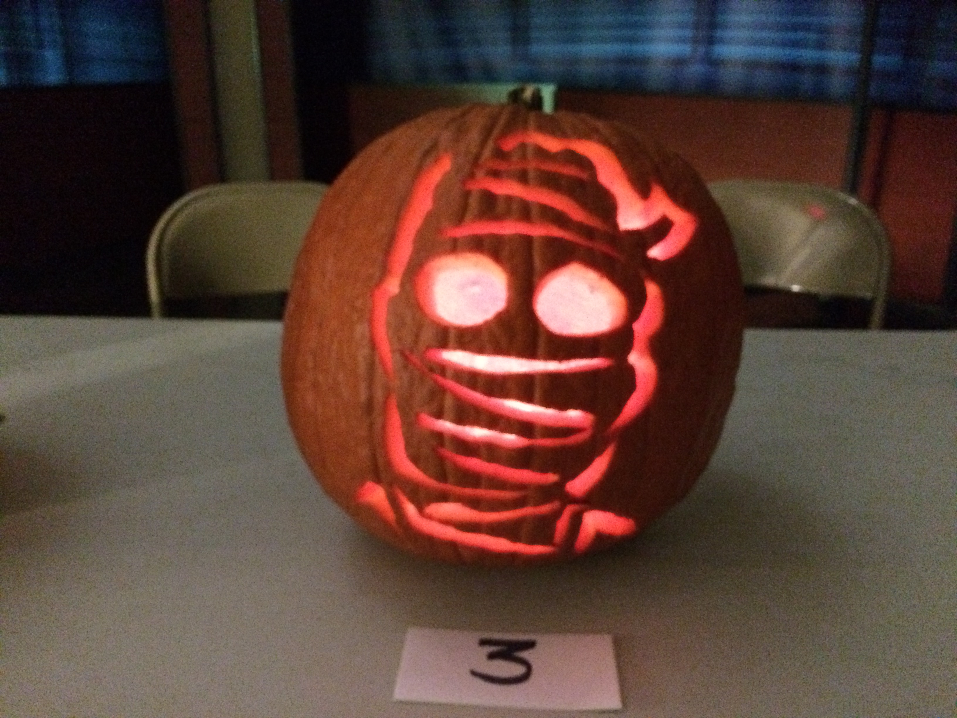 Happy Halloween! Vote for your favorite pumpkin carved by Fox 8 News at 4  anchors