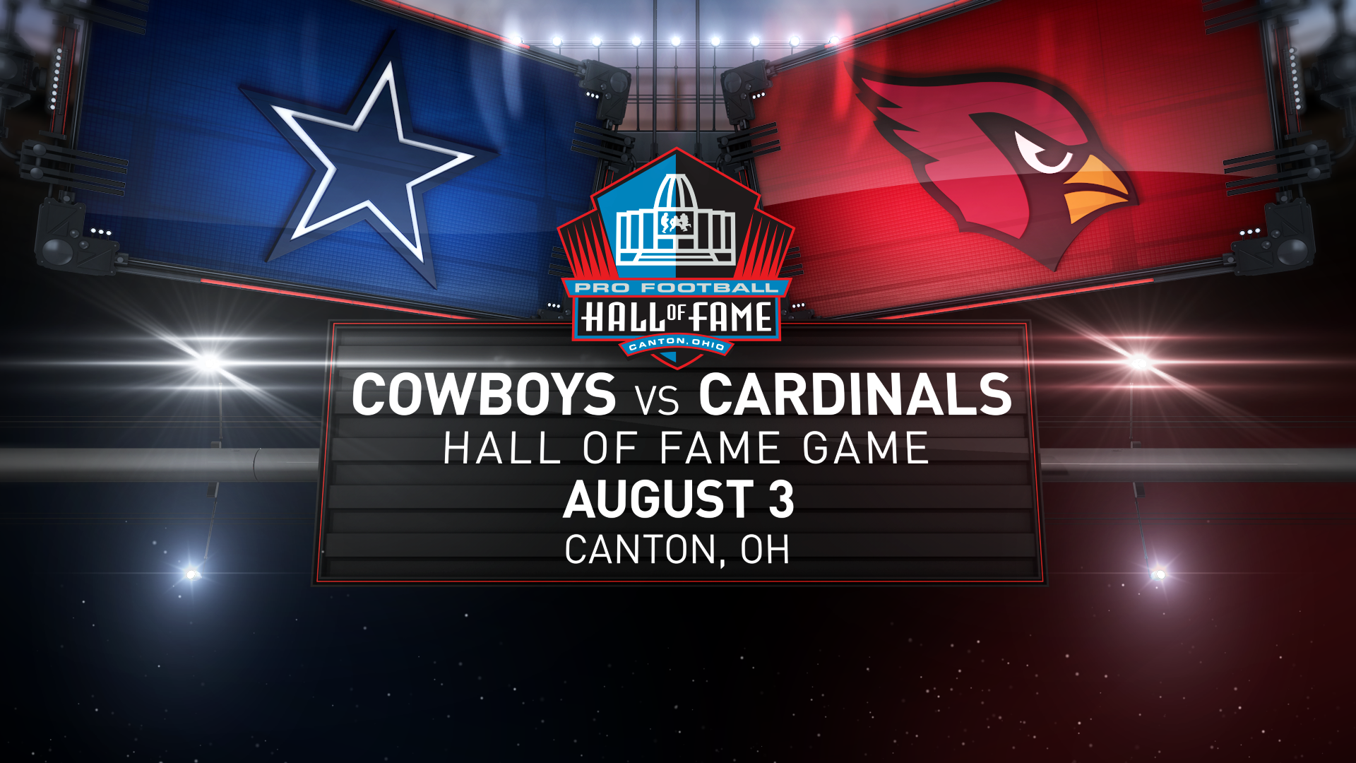 Pro Football Hall of Fame Game 2017: Cowboys vs. Cardinals game